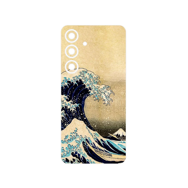 برچسب پوششی ماهوت مدل The Great Wave off Kanagawa of Hokusai مناسب برای گوشی موبایل سامسونگ Galaxy S24