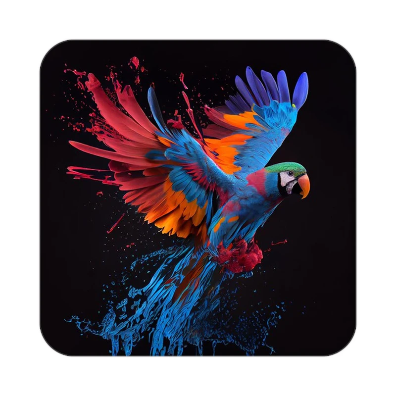 زیر لیوانی کاکتی طرح حیوانات رنگی مدل mp26658