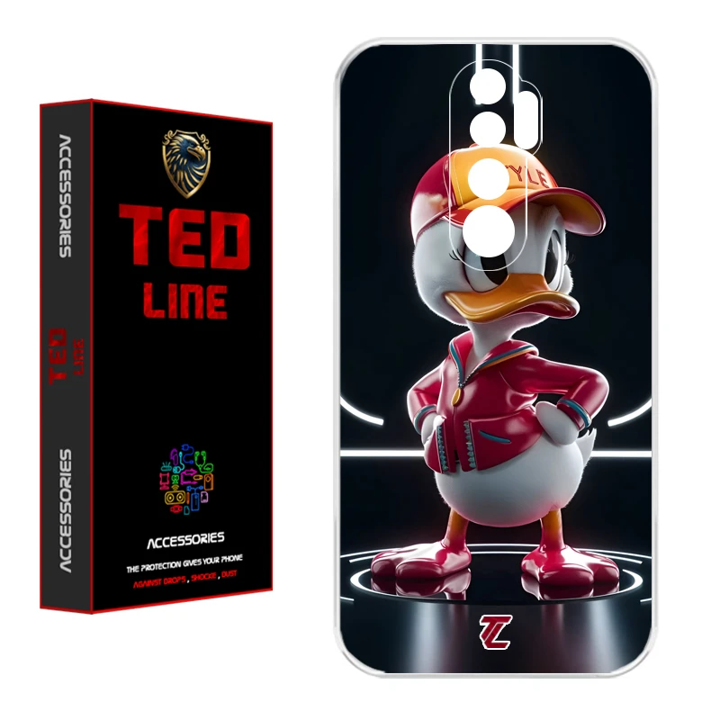 کاور تد لاین طرح دانلد داک کد 1137 مناسب برای گوشی موبایل شیائومی Redmi Note 8 Pro