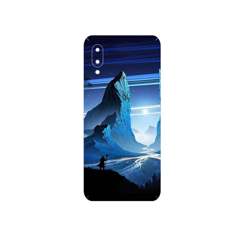 برچسب پوششی ماهوت مدل Blue Mountains Digital Art مناسب برای گوشی موبایل سامسونگ Galaxy M02