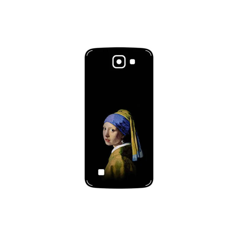 برچسب پوششی ماهوت مدل Girl with a Pearl Earring of Vermeer مناسب برای گوشی موبایل ال جی K4