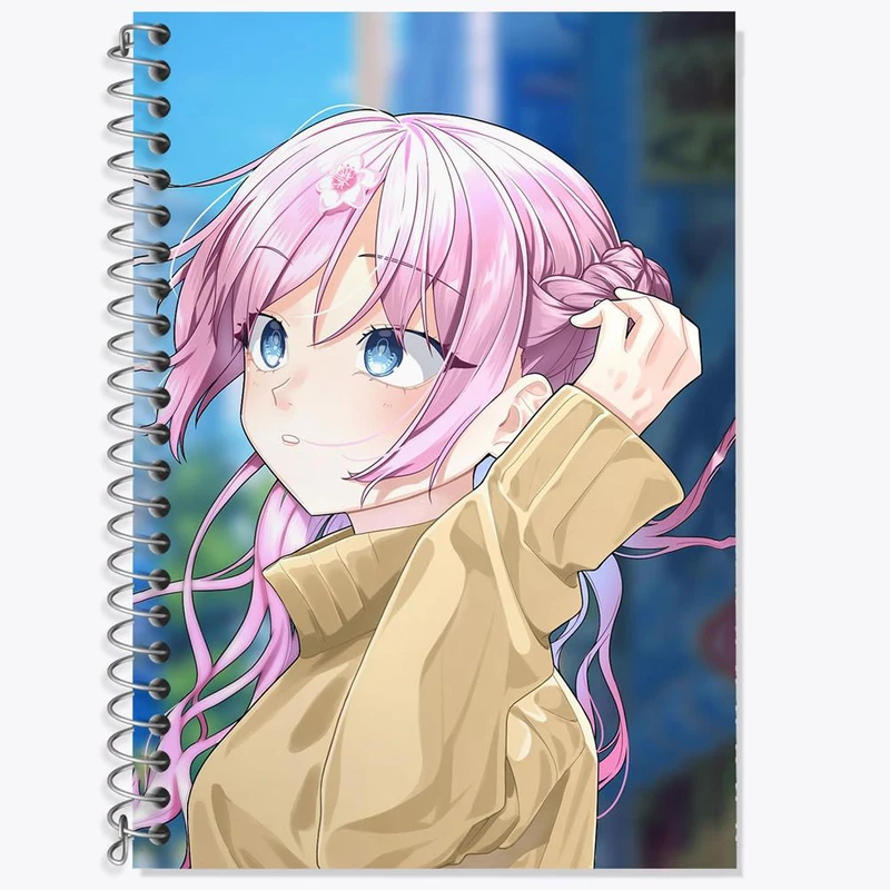 دفتر زبان 50 برگ خندالو مدل سه خط طرح شیکیموری سان انیمه شیکیموری کد 15896