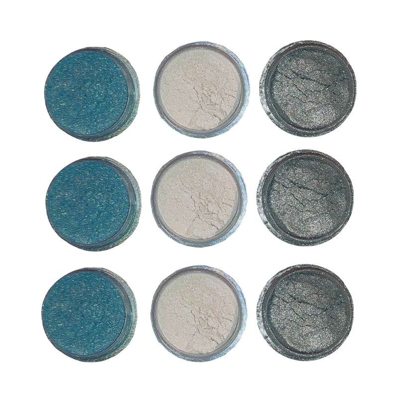 پودر کروم ناخن مدل 289.407.4008 بسته 9 عددی