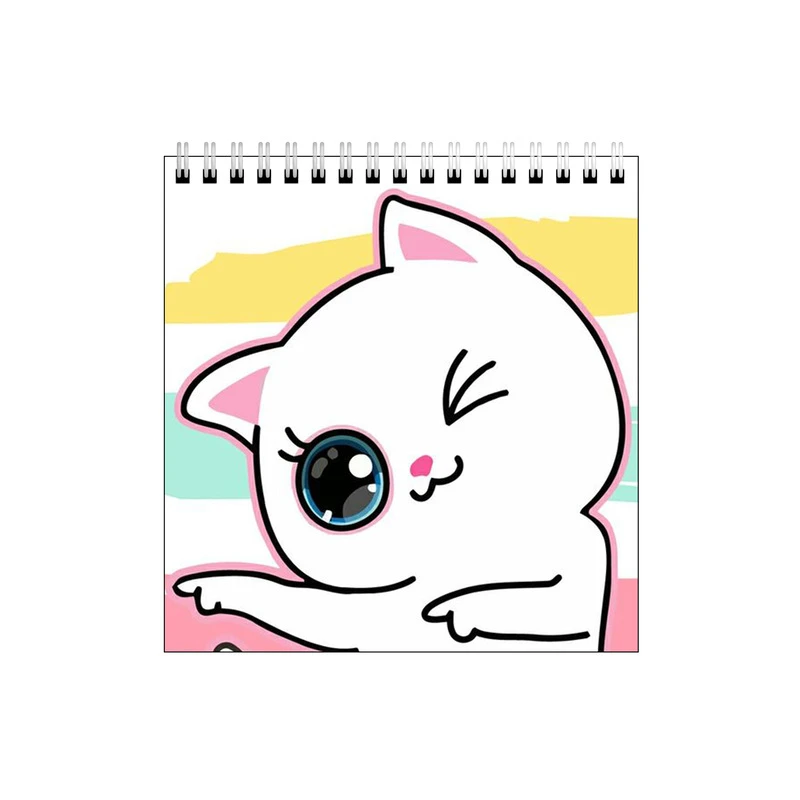 دفتر طراحی طرح گربه چشمک زن کد 3679628