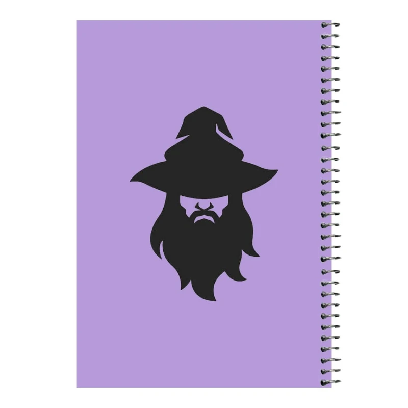 دفتر مشق 80 برگ اس جی مدل جادوگر   