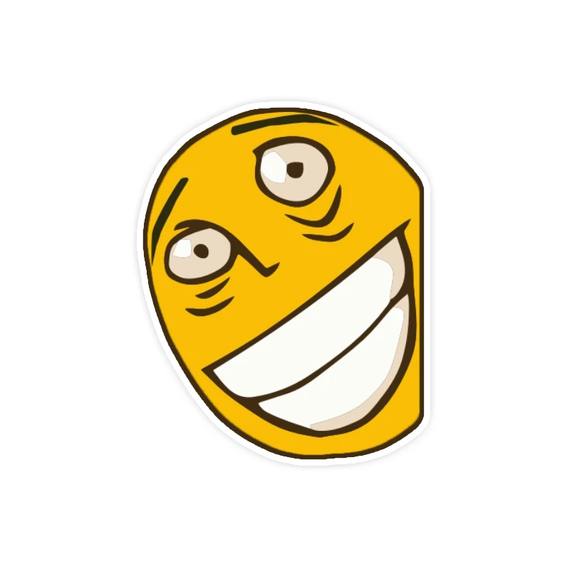 استیکر لپ تاپ و موبایل گوفی طرح خنده کد 1