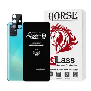 Horse SUPLNFUHO Screen Protector With Camera Lens Protector For Samsung Galaxy A51 4G / A51 5G