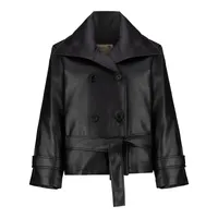 کت چرم زنانه السانا مدل مریدا کد 234401