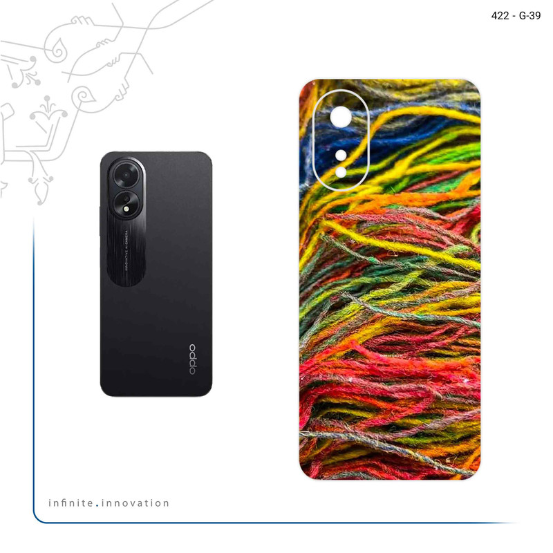 برچسب پوششی ماهوت مدل Fabric Texture 9 مناسب برای گوشی موبایل اپو A38