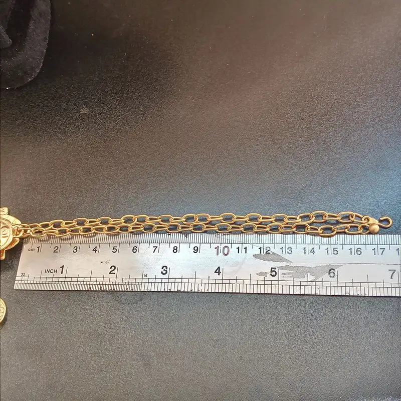 گردنبند زنانه مدل ورشو طرح سکه عثمانی کد GOL-230