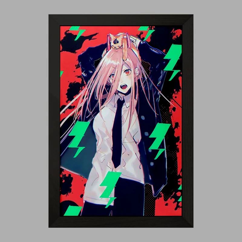 تابلو خندالو مدل پاور انیمه مرد اره ای Chainsaw Man  کد 17843