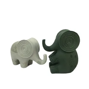 مجسمه مدل فیل مینیمال مجموعه دو عددی