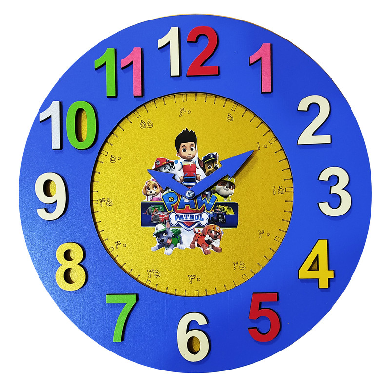 بازی آموزشی مدل ساعت پازلی کد MO67