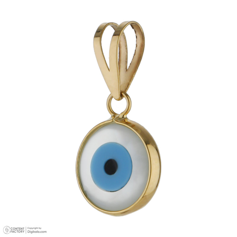 آویز گردنبند طلا 18 عیار زنانه مایا ماهک مدل MM1837 طرح چشم نظر آویز گردنبند طلا 18 عیار زنانه مایا ماهک مدل MM1837 طرح چشم نظر
