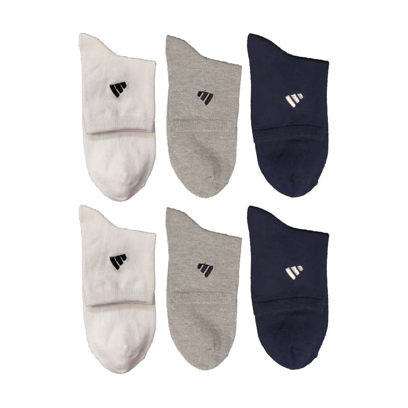جوراب ساق کوتاه بچگانه مدل 3201-12 بسته 6 عددی