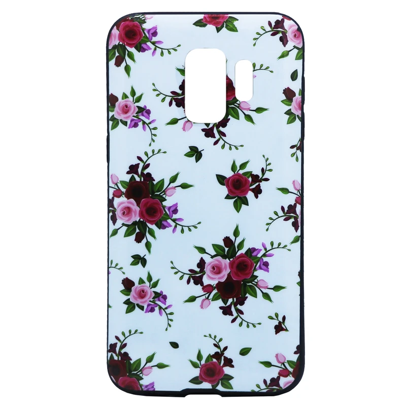 کاور طرح Flowers مدل TD-01 مناسب برای گوشی موبایل سامسونگ Galaxy S9