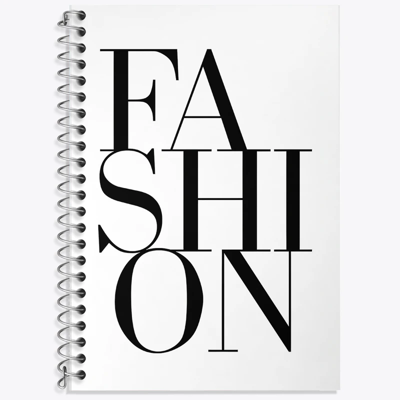 دفتر زبان 50 برگ خندالو مدل سه خط طرح Fashion کد F5958