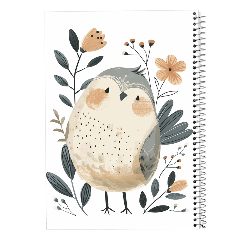 دفتر مشق 50 برگ مدوپد مدل پرنده کد DF15296