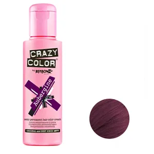 شامپو رنگ مو کریزی کالر مدل 50 رنگ بنفش بادمجانی حجم 100 میلی لیتر