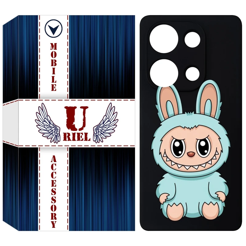 کاور یوریل مدل KSH کد 144 طرح عروسک لبوبو مناسب برای گوشی موبایل شیائومی Redmi Note 14S / Note 13 Pro 4G / Poco M6 Pro 4G