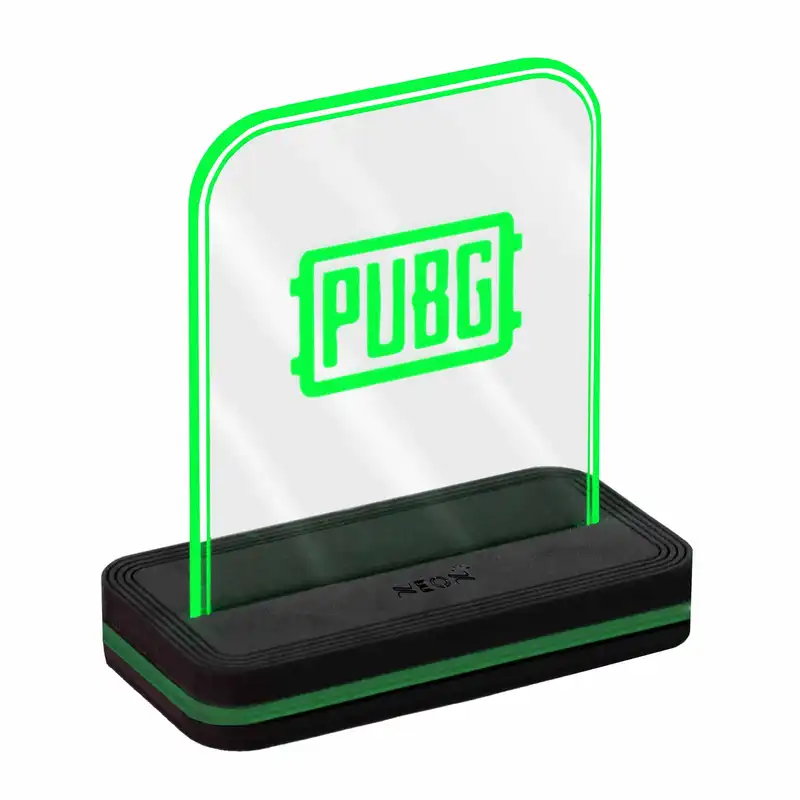 چراغ رومیزی نئون مدل PUBG