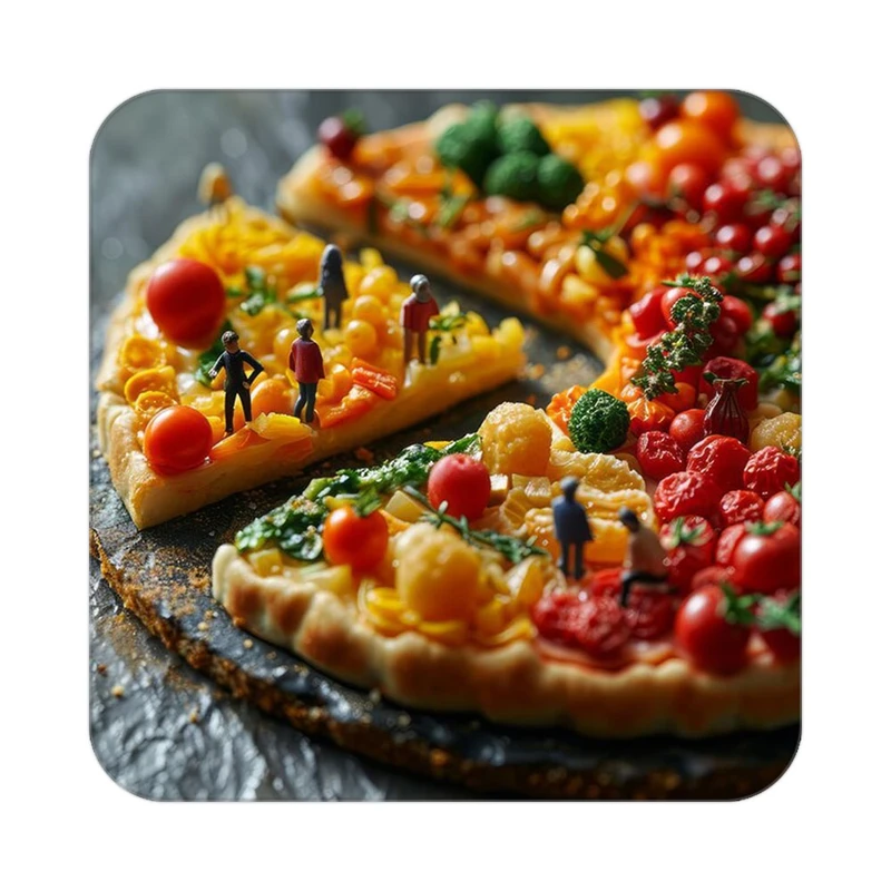 زیر لیوانی کاکتی طرح میوه مدل mp22710