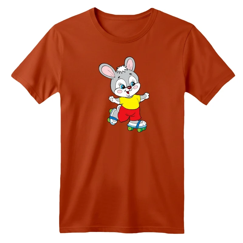 تی شرت آستین کوتاه بچگانه مدل خرگوش کد 06  