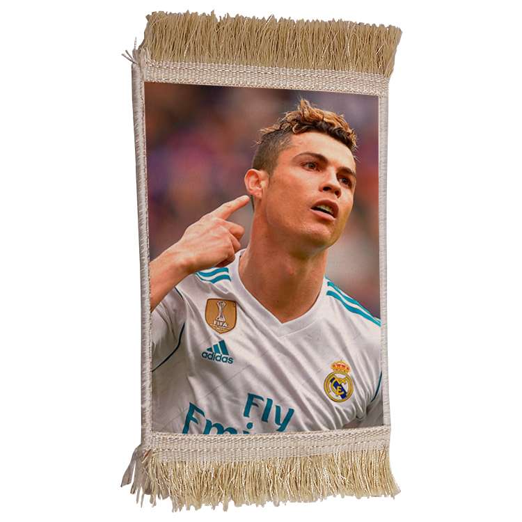 فرش ماشینی دیوارکوب مدل رونالدو کد 476