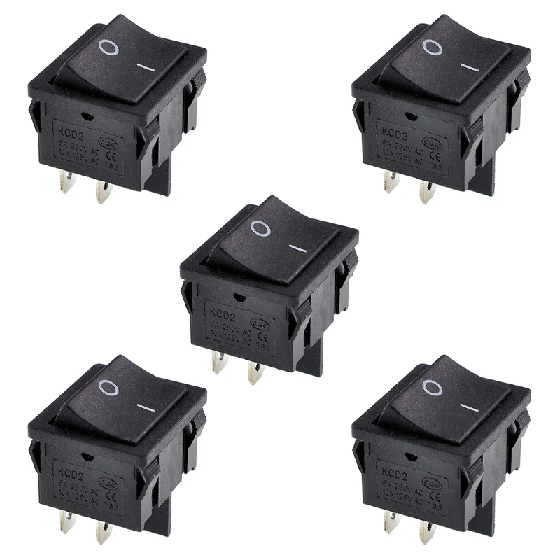 کلید راکر مدل 4 پایه کد KCD2 بسته 5 عددی