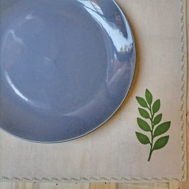 زیربشقابی مدل برگ زیتونی کد D501 بسته دو عددی