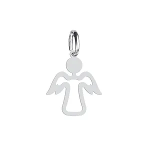 آویز گردنبند نقره هایکا طرح فرشته مدل n.ha 654