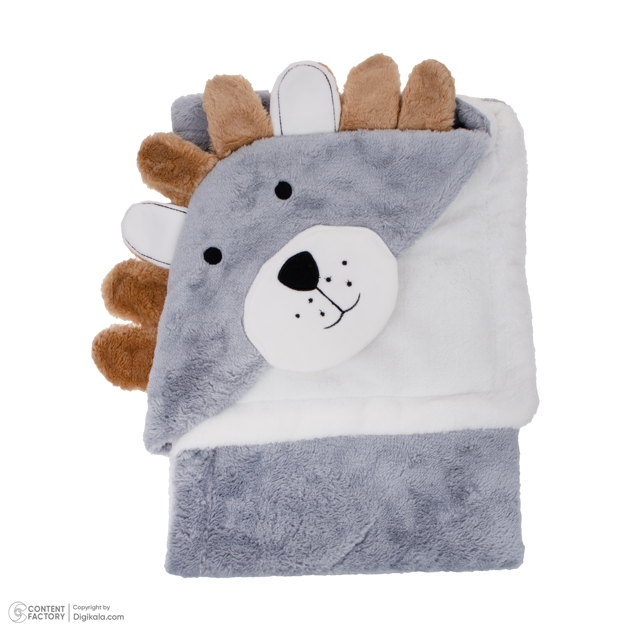 پتو کودک و نوزاد طرح شیر کد 001 سایز 75×70 سانتی متر