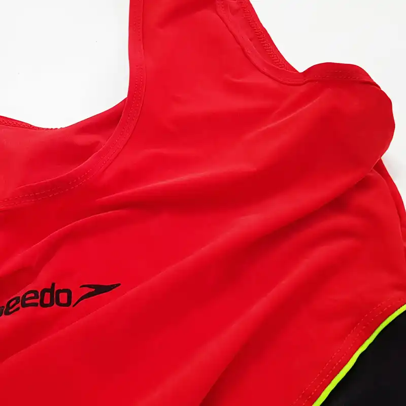 مایو زنانه ماییلدا مدل پادار بدون پد کد 4399 رنگ قرمز