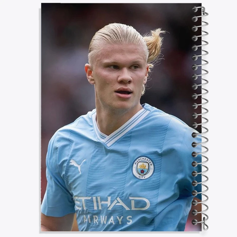 دفتر ژورنال نویسی 50 برگ خندالو مدل نقطه ای طرح ارلینگ هالند (Erling Haaland) کد 36375