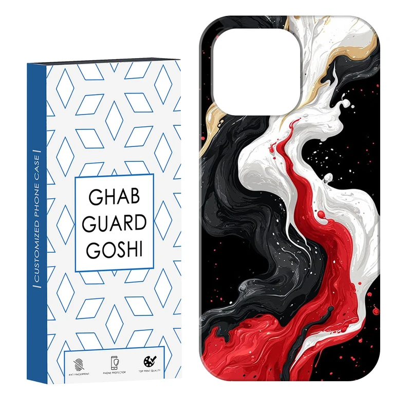 کاور قاب گارد گوشی طرح آبرنگی کد Dimo-582 مناسب برای گوشی موبایل اپل IPHONE 16 PRO   