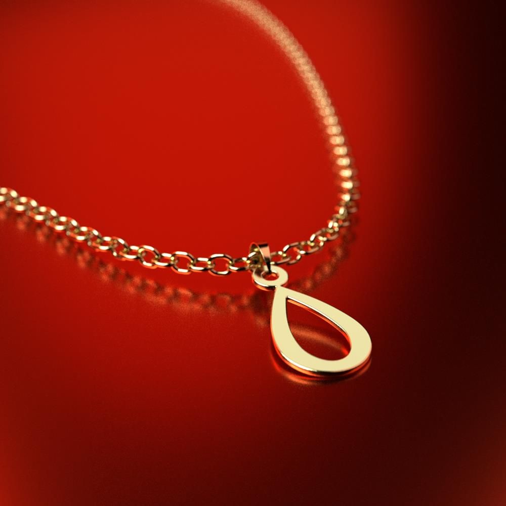 آویز گردنبند طلا 18 عیار زنانه مدوپد مدل هندسی کد PA1-14128 - - 3