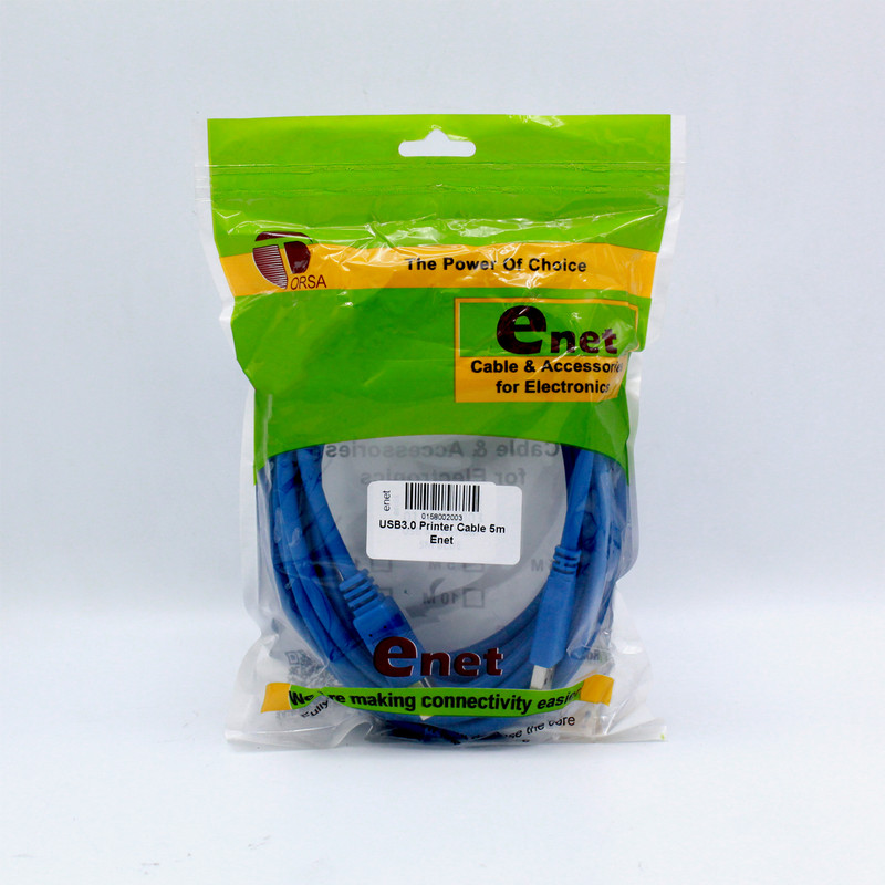 کابل USB3.0 پرینتر ای نت مدل EN-BM3500 طول 5 متر