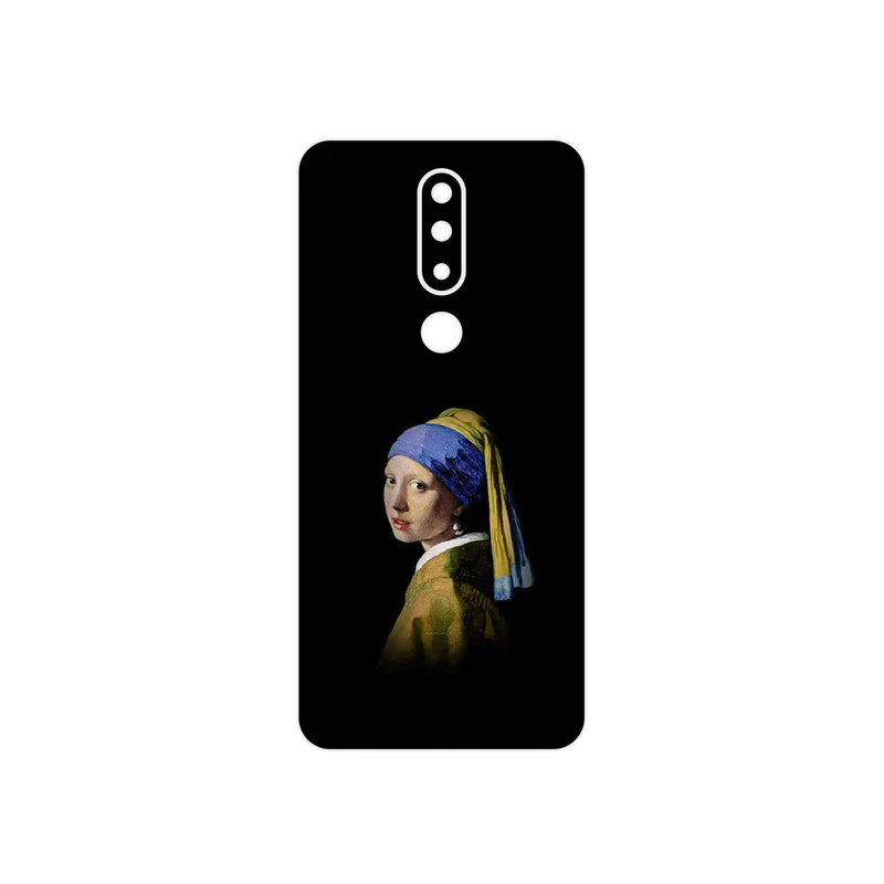 برچسب پوششی ماهوت مدل Girl with a Pearl Earring of Vermeer مناسب برای گوشی موبایل نوکیا 5.1 Plus