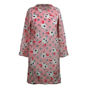 پیراهن زنانه مدل حوله ای طرح خرگوش کد brfp-465