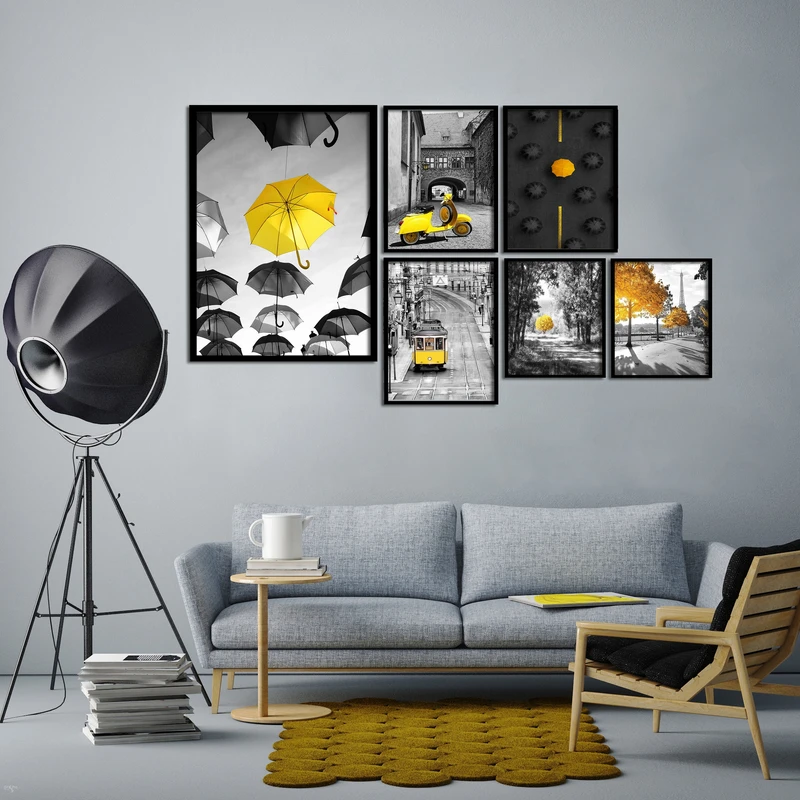 تابلو بکلیت طرح شهر مدل 365 مجموعه 6 عددی