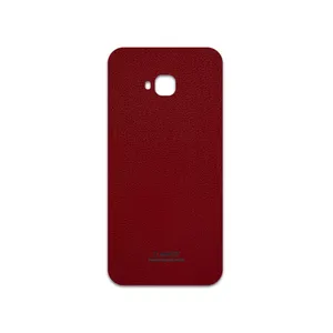 MAHOOT Red-Leather Cover Sticker for Asus Zenfone 4 Selfie Pro