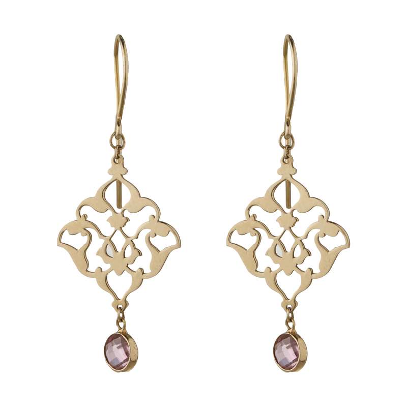 گوشواره طلا 18 عیار زنانه نیوانی مدل EA080