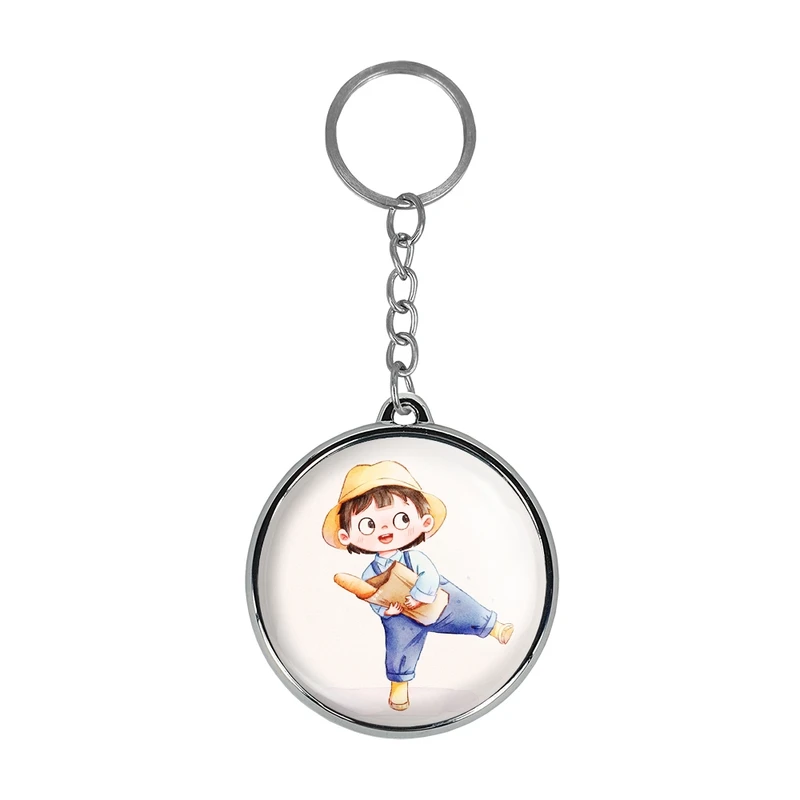 جاکلیدی خندالو طرح دخترانه کودکانه مدل دوطرفه کد 2871028711