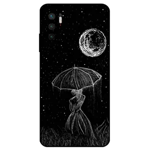 Megafone Girl and Moon 1369 Cover For Xiaomi Redmi Note 10 5G / Poco M3 Pro