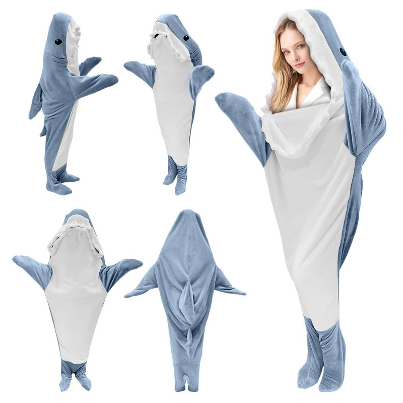 پتو مدل کوسه ای سایز 200x75 سانتی متر