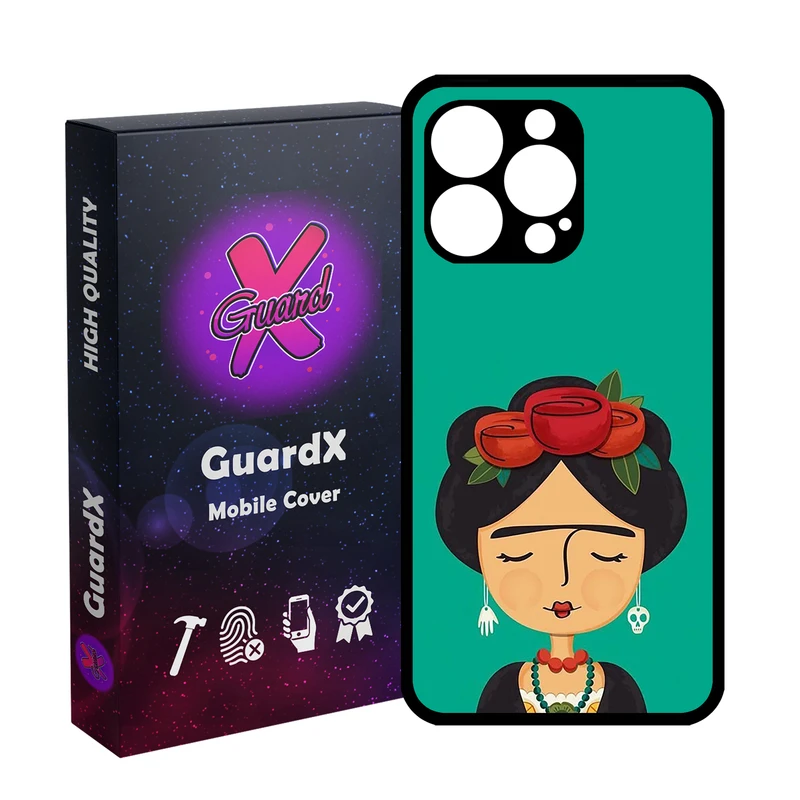 کاور گارد ایکس طرح دختر مدل Glass10783 مناسب برای گوشی موبایل اپل iPhone 13 Pro