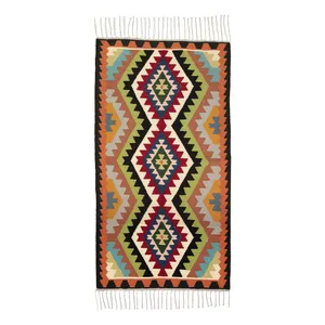 گلیم دستبافت یک متری مدل باکویی کد 42