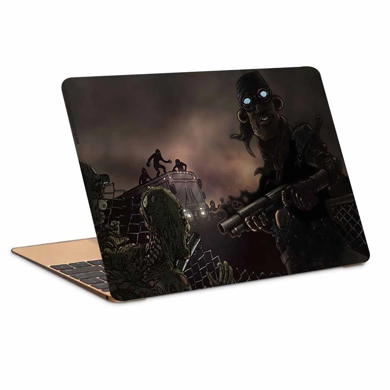 استیکر لپ تاپ طرح zombi کد N-673 مناسب برای لپ تاپ 15.6 اینچ