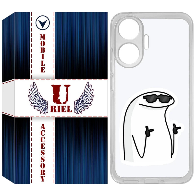 کاور یوریل مدل Clear کد 79 طرح پوکرفیس مناسب برای گوشی موبایل شیائومی Poco F7