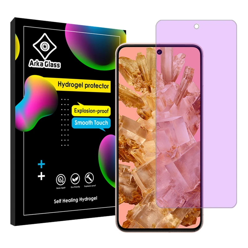 محافظ صفحه نمایش آنتی پرپل آرکا گلس مدل Tough مناسب برای گوشی موبایل گوگل Pixel 8